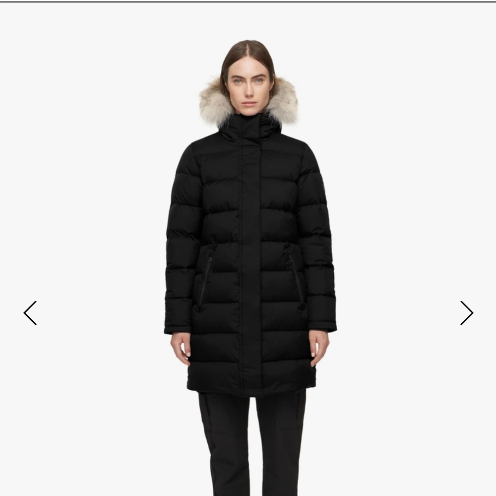 Quartz Co goose down Parka NWT